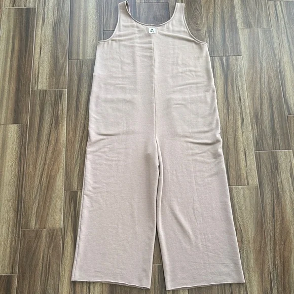 Madewell MWL Superbrushed Pull-On Jumpsuit in Telluride Stone, Medium - Picture 10 of 14